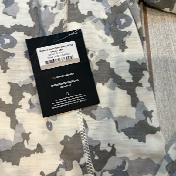 NWT, Outdoor Research Onset Ubertube Top, Snow Cameo, Sz L - Picture 15 of 16